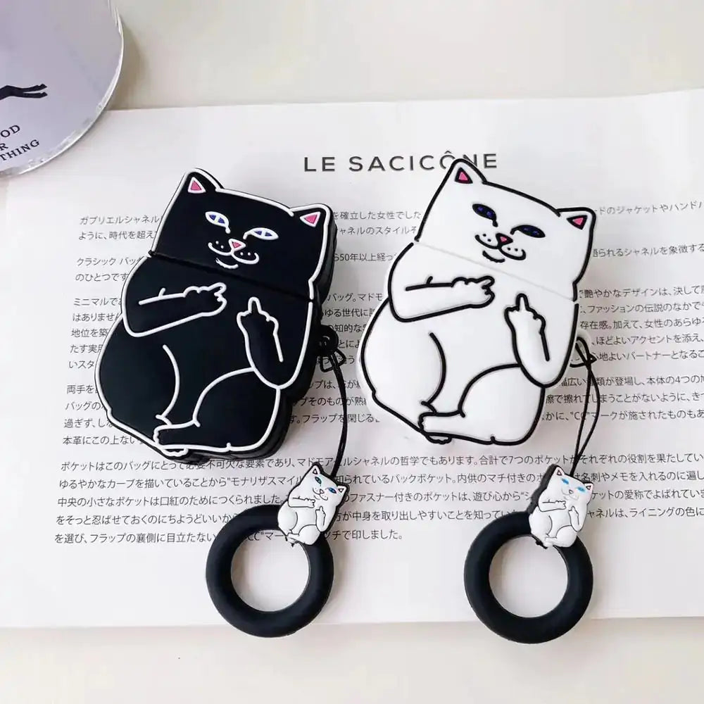 Cartoon Cat Cases for Airpods