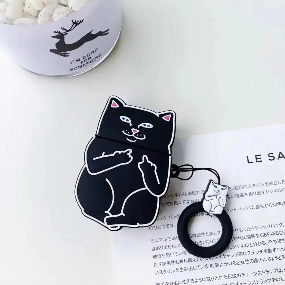 Cartoon Cat Cases for Airpods