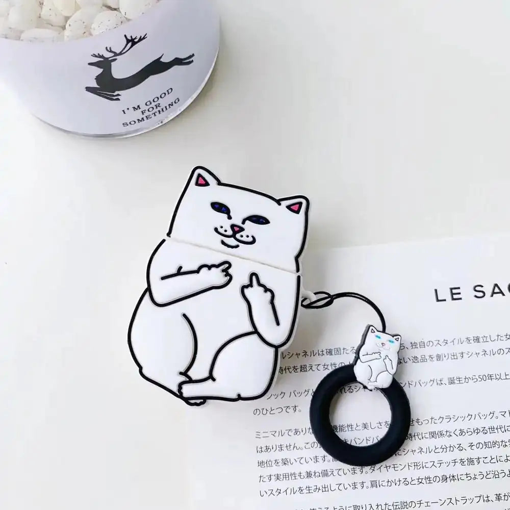 Cartoon Cat Cases for Airpods