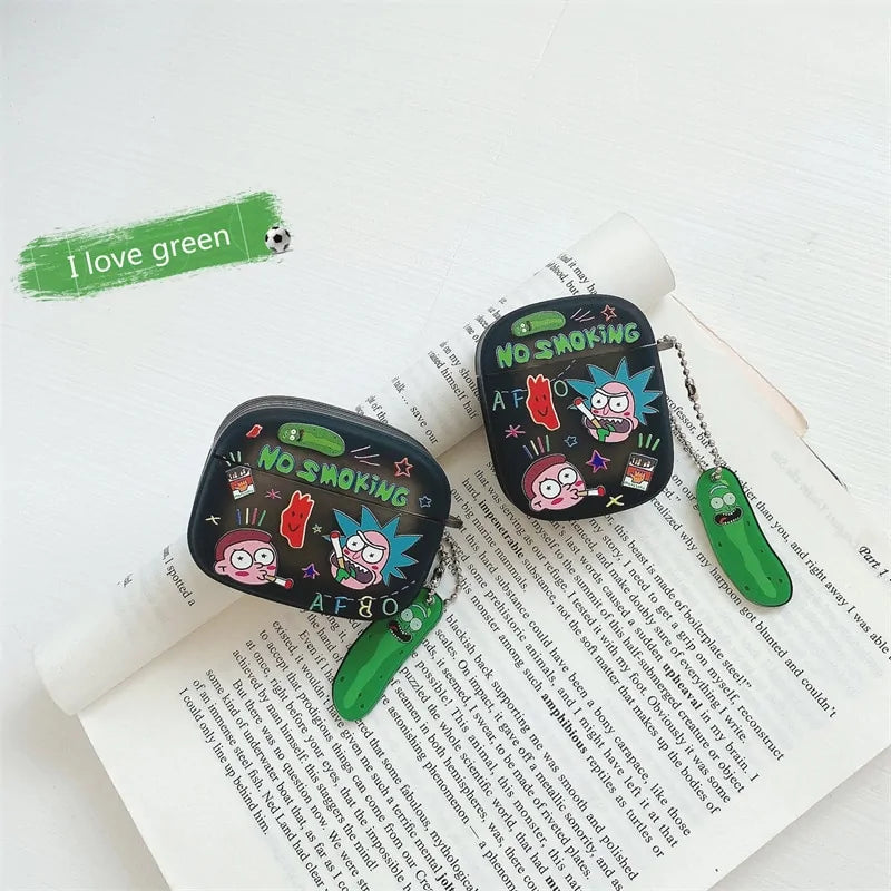 Rick & Morty, Pickle Rick Case for AirPods