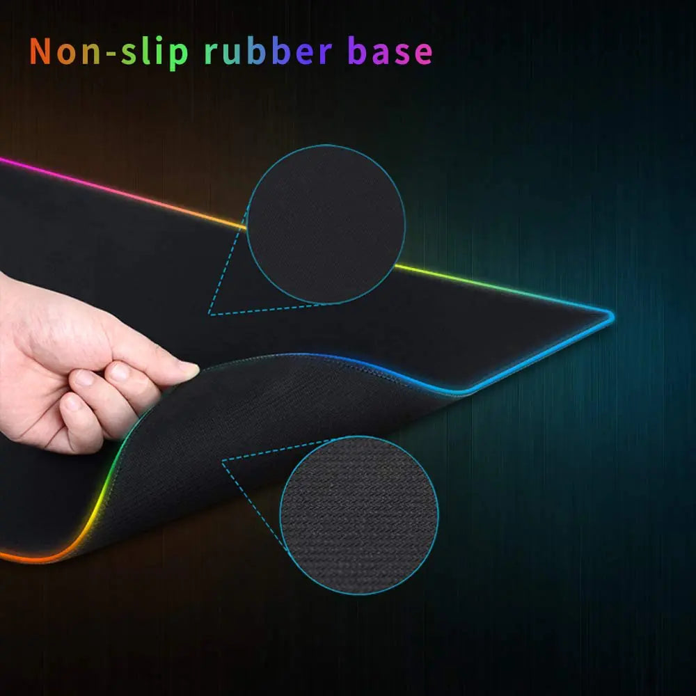 Waterproof Gaming Mouse Pad LED